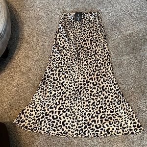 Animal print skirt